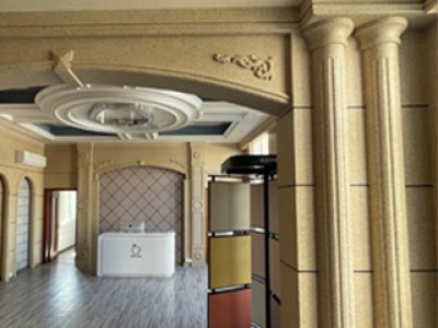 健康苹果仿石漆展厅