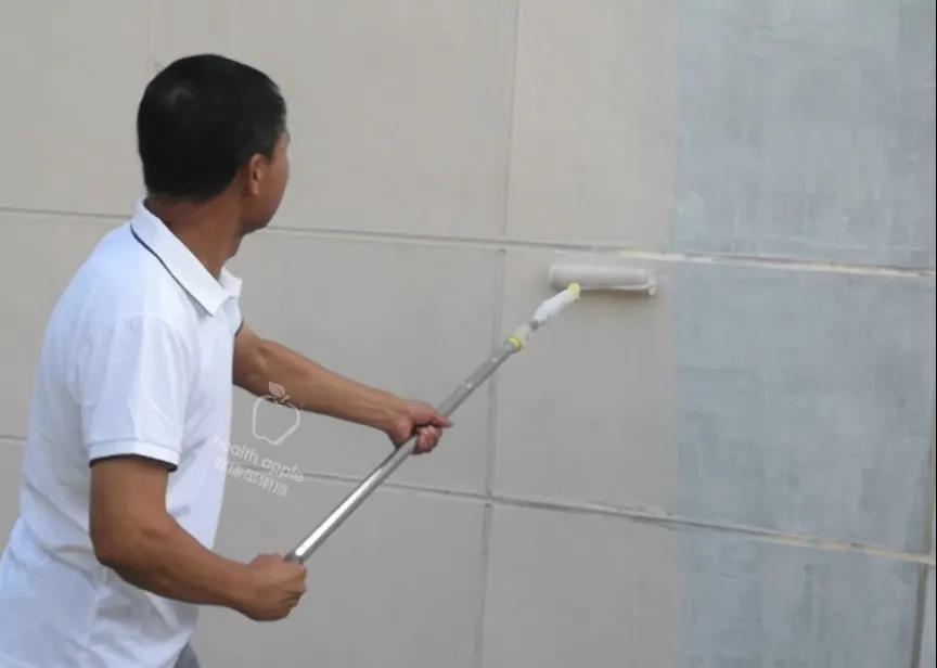 仿石漆中涂