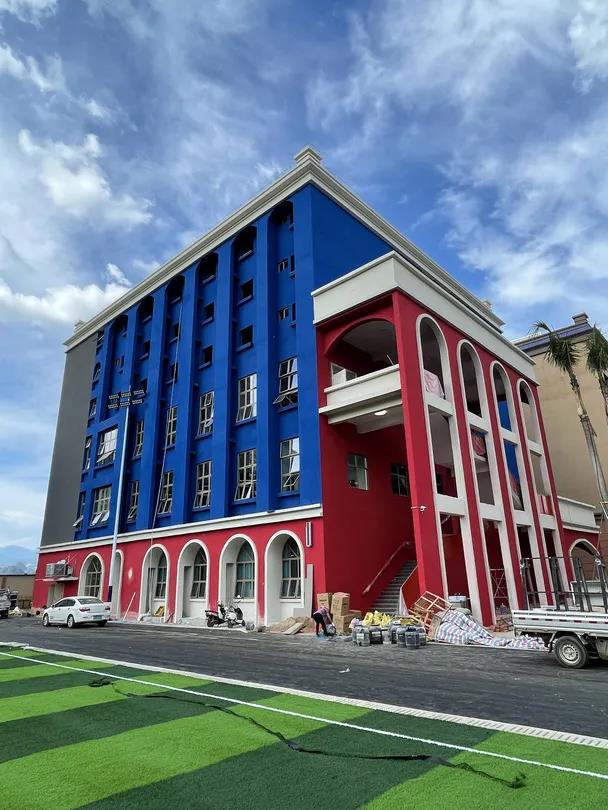 工程案例,健康苹果漆,贺州市现代高级中学健康苹果漆官方网站丨苹果